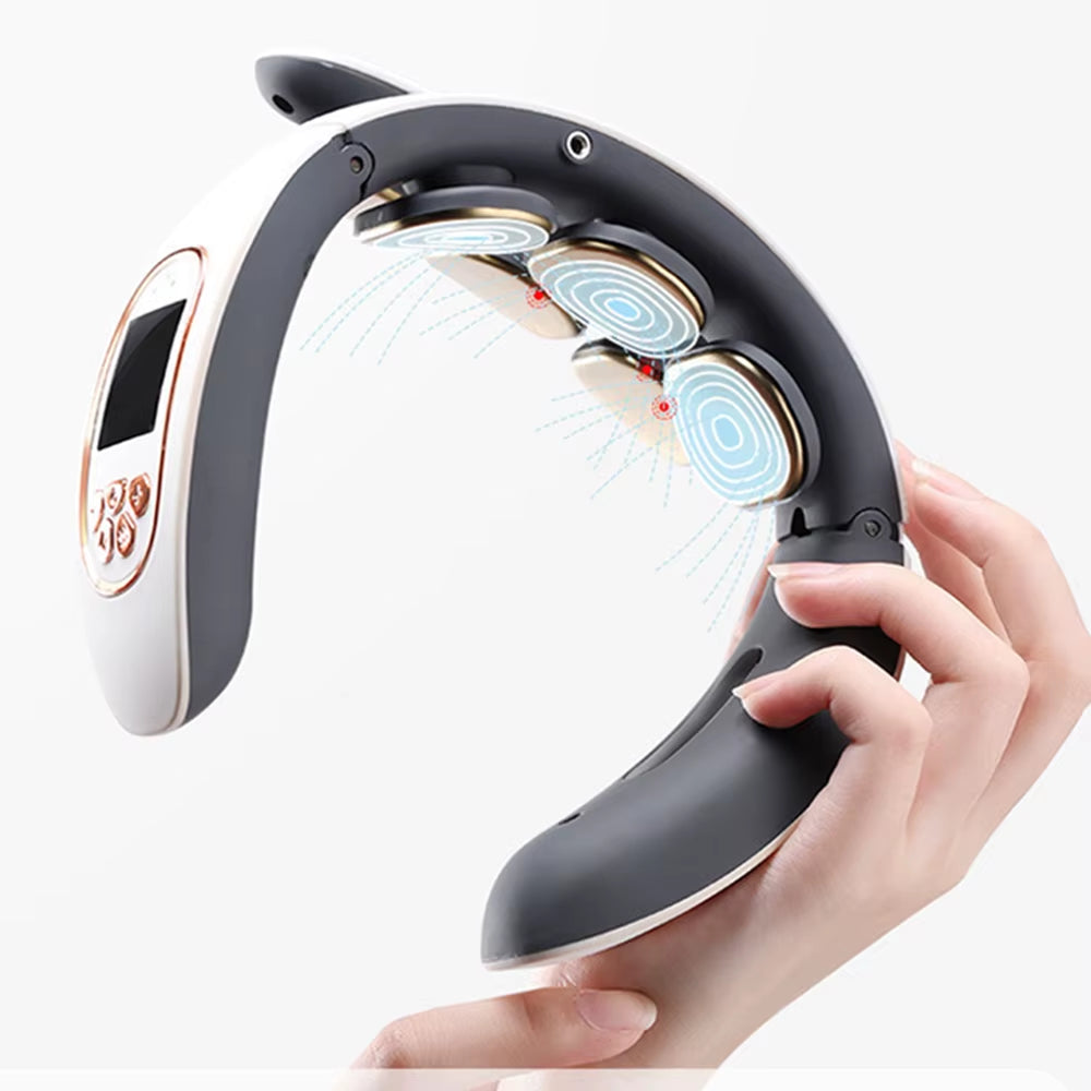 6 Head Multifunctional Neck Massager New Neck Protector Shoulder and Neck Massager Electric Artery Neck Massager